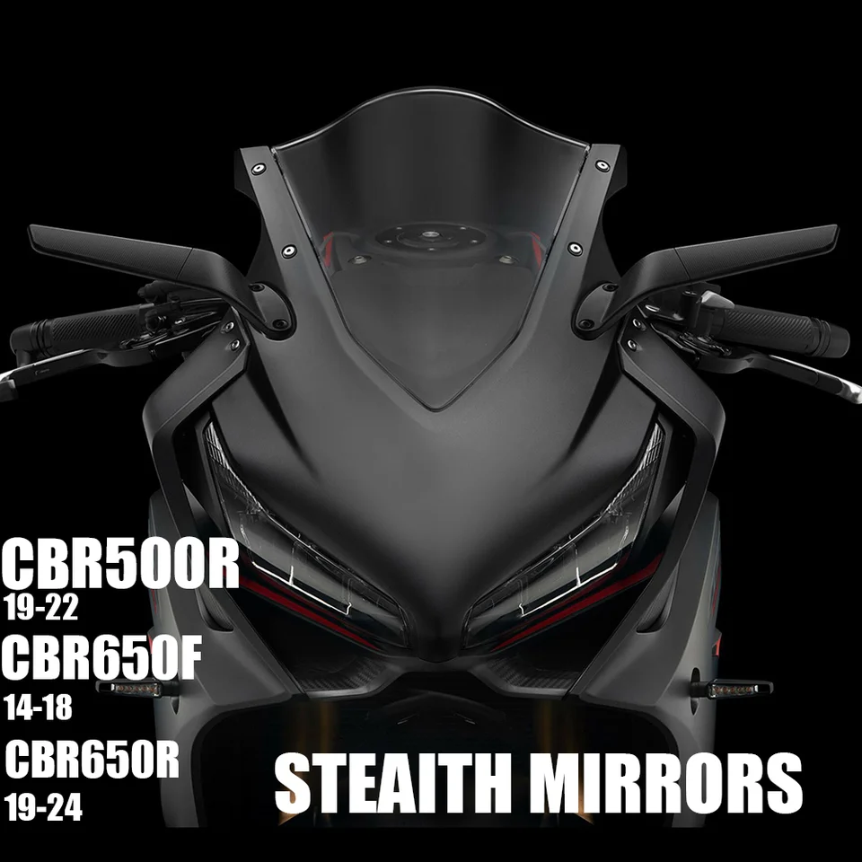 Spätné zrkadlá tajné športové zrkadlo pre Honda CBR500R CBR650F CBR650R nastaviteľné zrkadlo