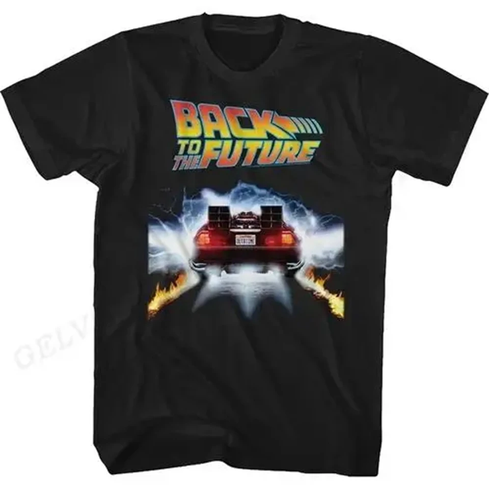 Späť na Future T tričko Grafická tlač Men Dámske módne hip hopové streetwear krátke rukávy plus veľkosť tričko unisex 62473