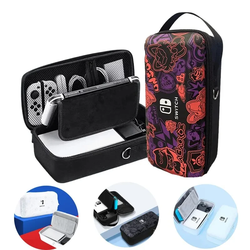 Spínač dátovej žaby OLED/LITE RUCKULD Storage Bag NS Nintendo Switch Prenosný prenosný prepravujúci puzdro Ochrana Cestovné vrecko