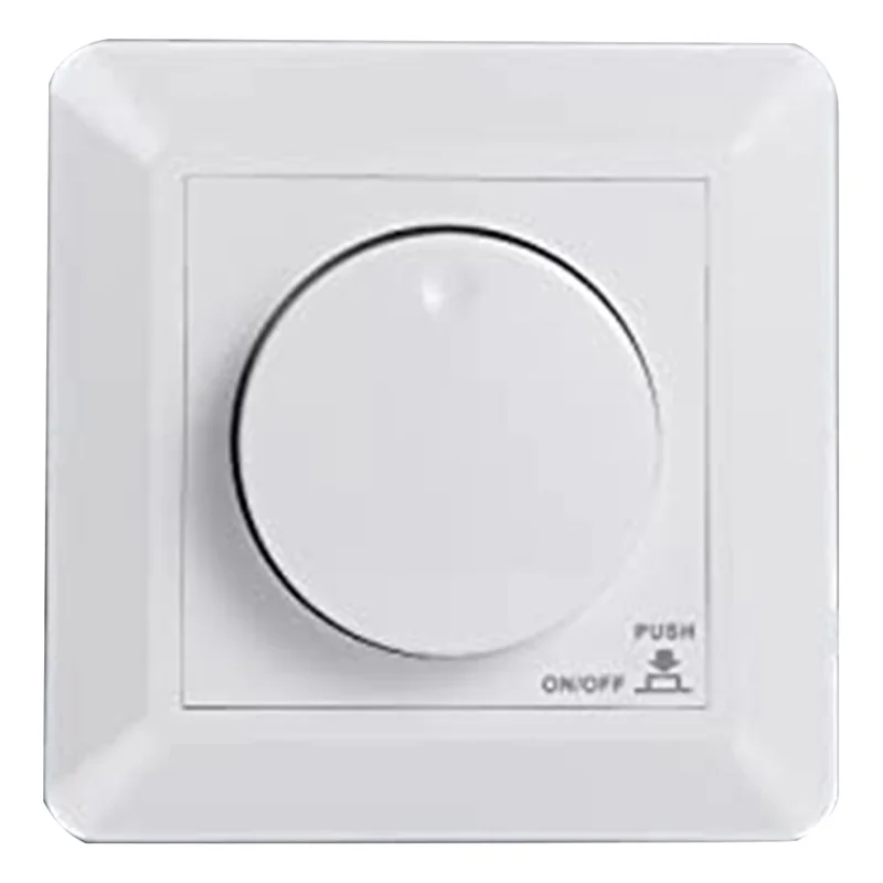 Spínač LED stmievacieho stmievania, stmievanie namontovaný na preplachovanie pre stmievateľné LED a halogénu, 5-300 W Dimmer Switch LED, fázové riadenie stmieva