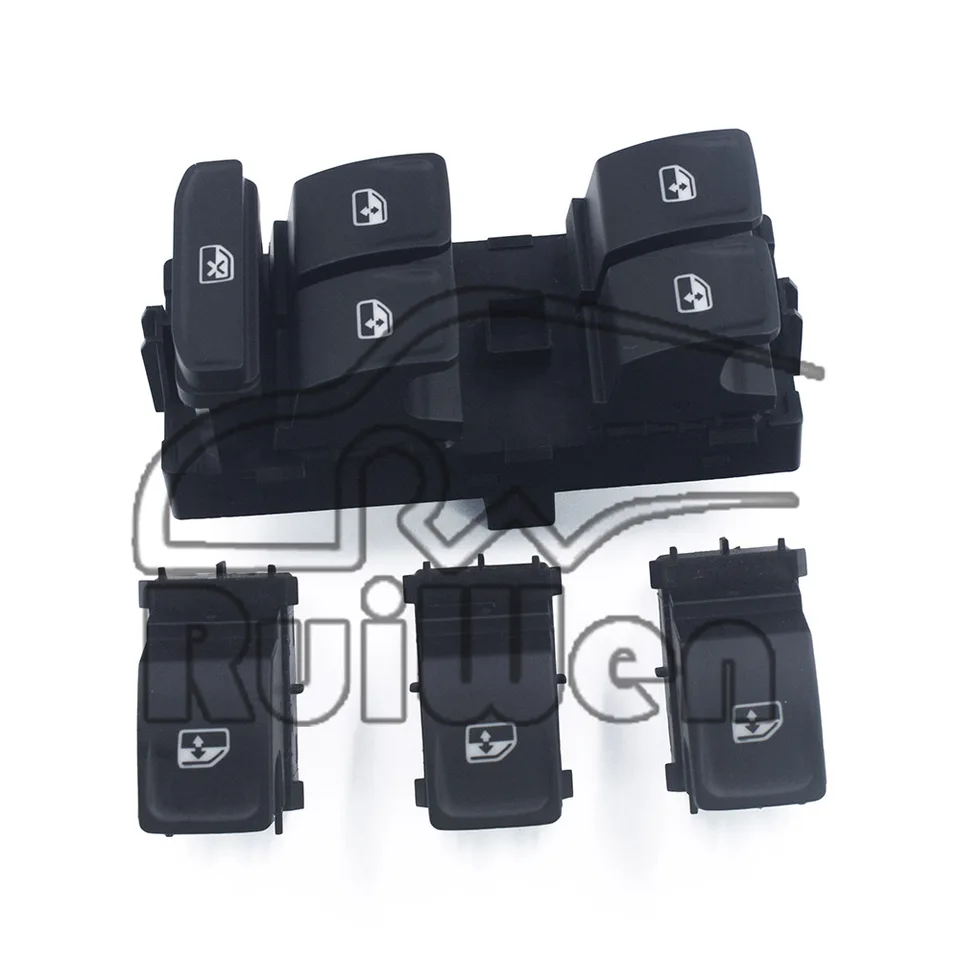 Spínač napájacieho okna pre sedadlo Ibiza skod Superb VW Golf MK7 Passat B8 Tiguan Allspace 5G0959857E 5G0959857F 5G0959857B