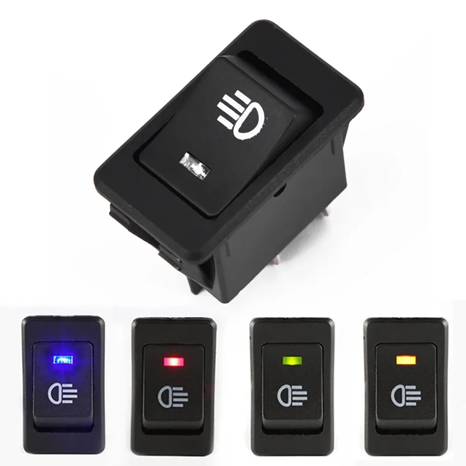 Spínač Rocker ASW-17D zapnutý 2-polohový 4-kolíkový LED LED 12V 35A Pracovné svetlo LAMP pre nákladné vozidlá SUV OFFORMOVÉ VOZIDLÁ LED Pracovné svetlá