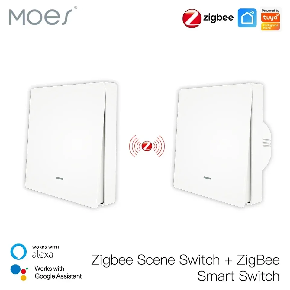 Spínač svetla MOES TUYA ZIGBEE S SVOTNÝM SPÍNAMI NIE JE NEVYHĽADÁVANÝ DRUH NIE JE POUŽITIE NA