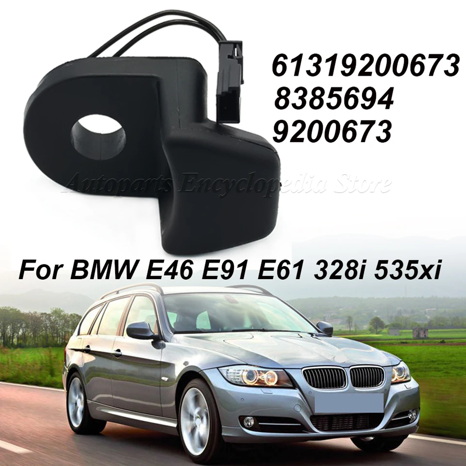 Spínač tlačidla na tlačidlo okna zadného zadného batožinového priestoru pre BMW E46 E91 E61 328I 535XI Auto 61319200673 8385694 9200673