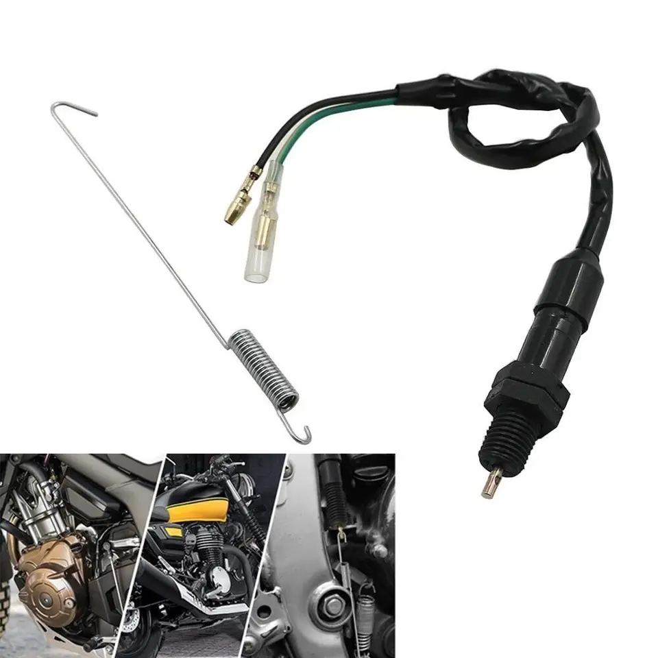 Spínač zadnej brzdy Stop Svetlo s pružinovou súpravou pre Honda CB175 CB125S CT90 ST90 S90 CS90 S65 CA95 C200 CA200 CT200 CT125