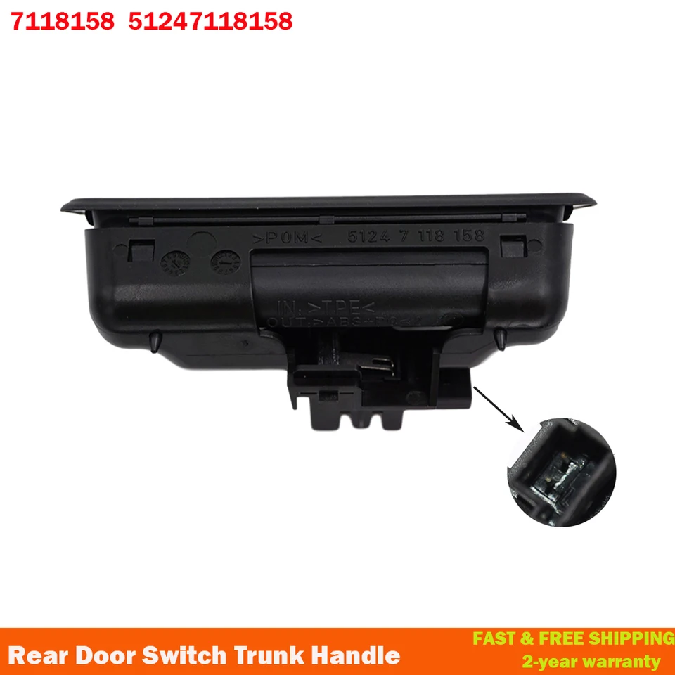 Spínač zadných dverí spínač kmeňa pre BMW 1 3 5 x1 x5 x6 séria E82 E88 E90 E91 E92 E93 E60 E61 E84 E70 E71 51247118158