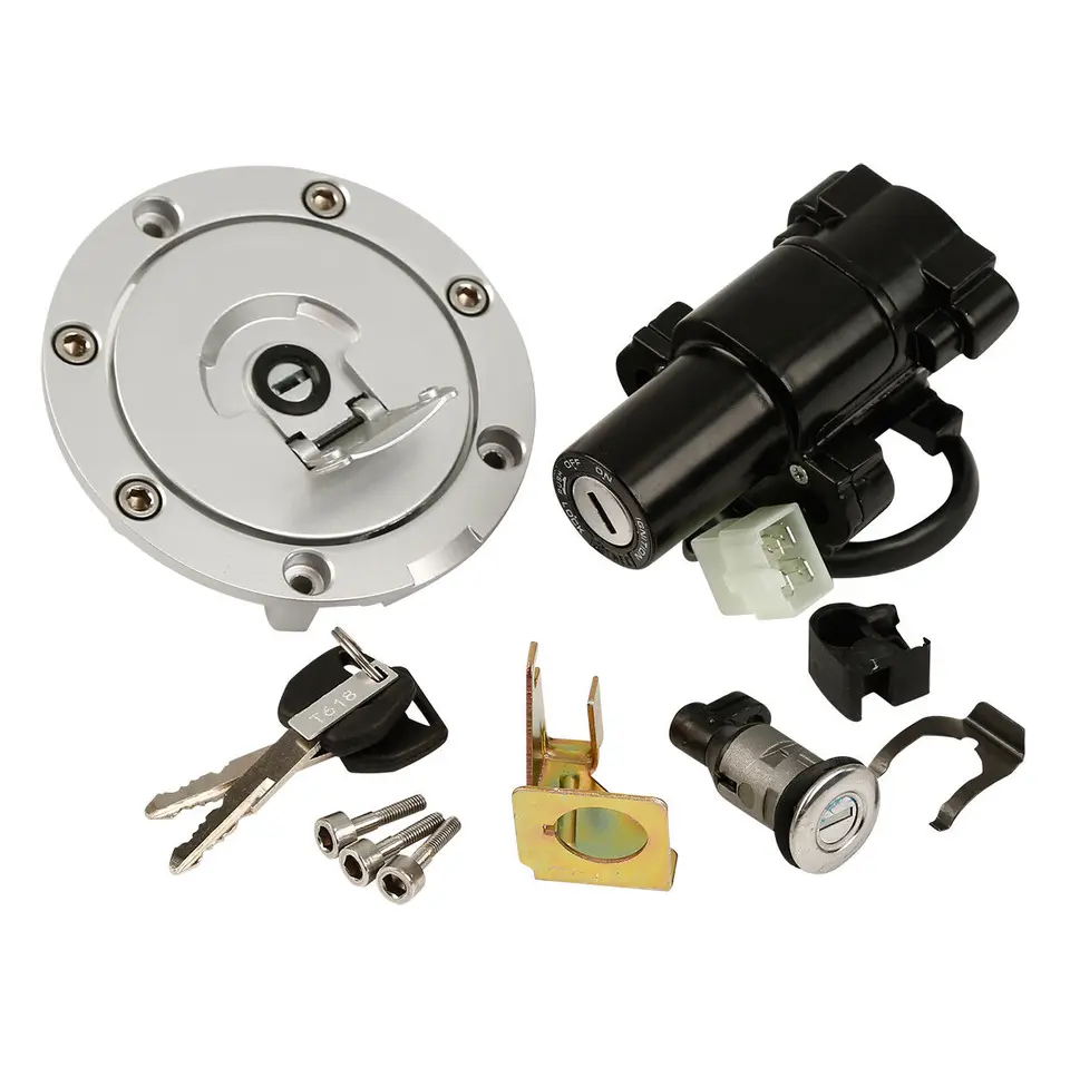 Spínač zapaľovania palivový plynový uzáver Kľúč pre honda CBR929 2001-2002 CBR600 F4 1999-2000 VTR1000 F 01-2005 CBR1100XX Motocykel