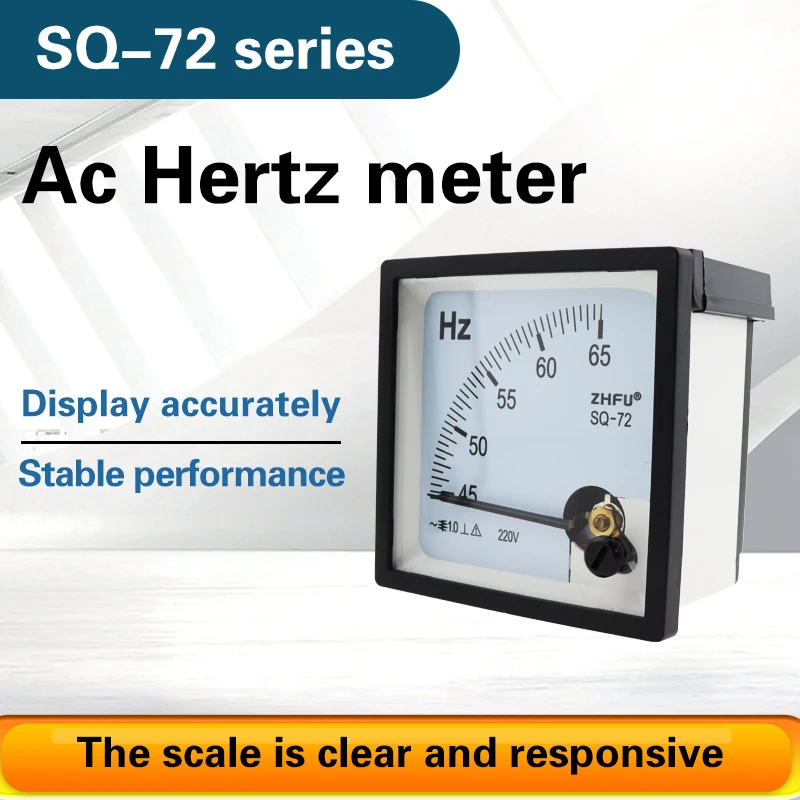 SQ-72 AC 45-55Hz 45-65Hz 55-65Hz AC 110V 220V 380V Hz Frekvenčný prístroj AC