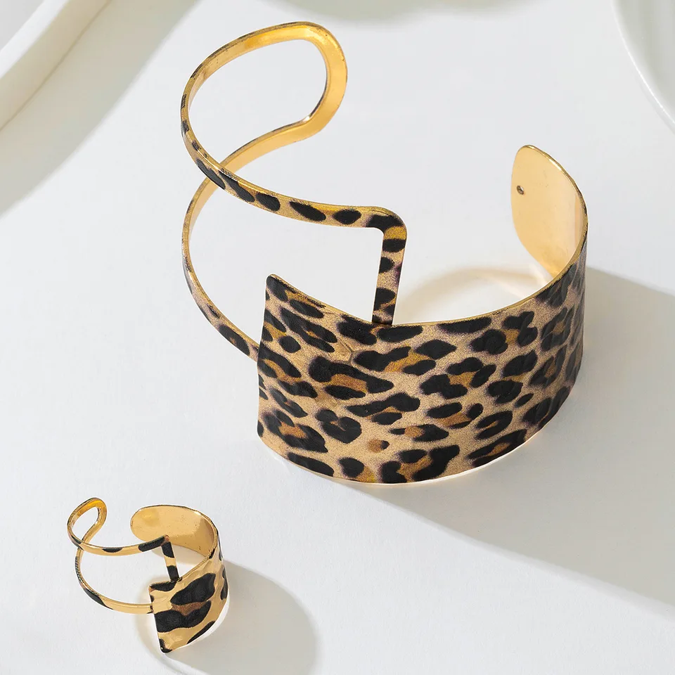Square Leopard Print Bracelet For Women Girls Darčeky Darče