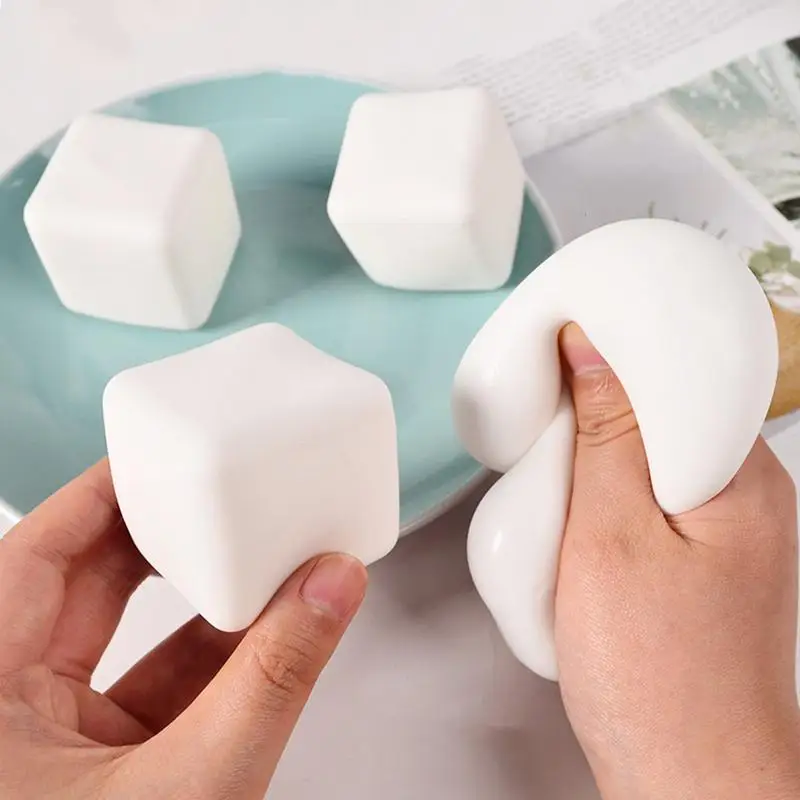 Squishy tofu Stress Galls Autism Sensory Hračky Stres a úzkosť Fidget Hračky Dough Water Lall Darčeky pre dospelých pre deti