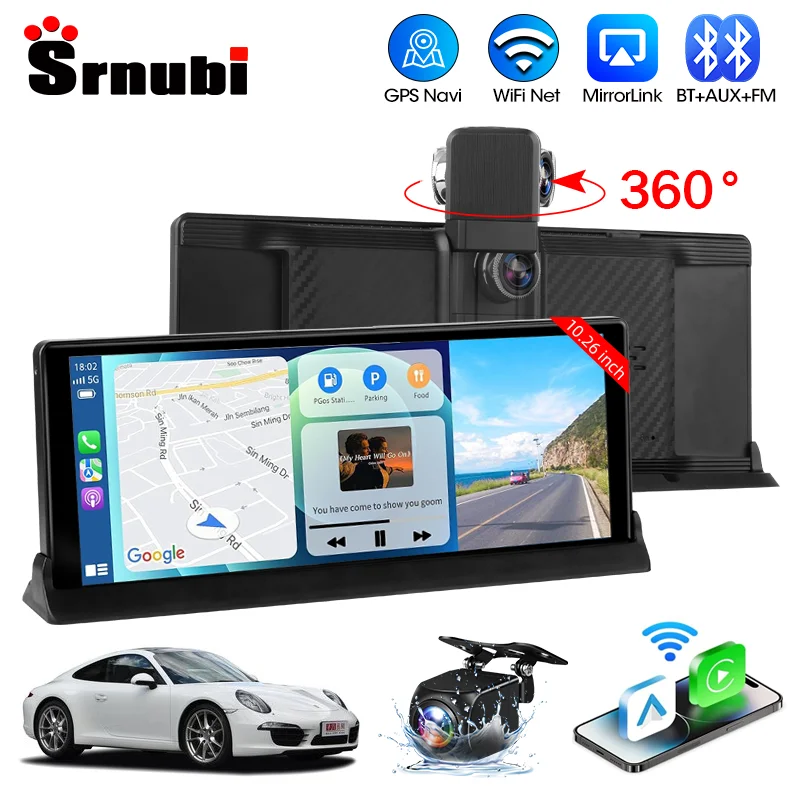 SRNUBI CarPlay Screen pre auto, 10,26 