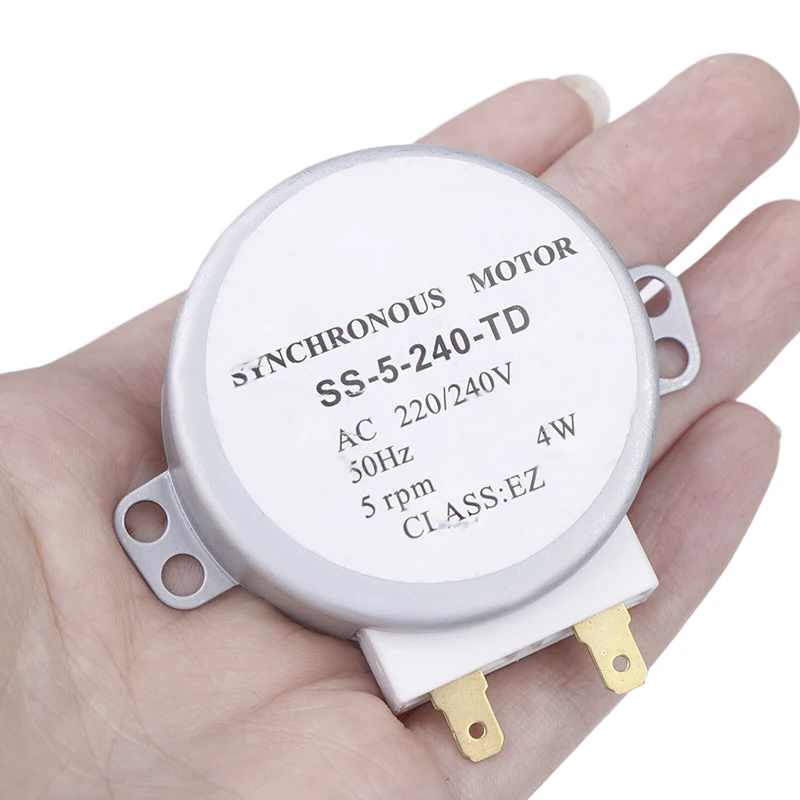 SS-5-240-TD 220/240V 4W MIKROPM Synchrónny motor pre teplý vzduchový dúchadlo 50 Hz