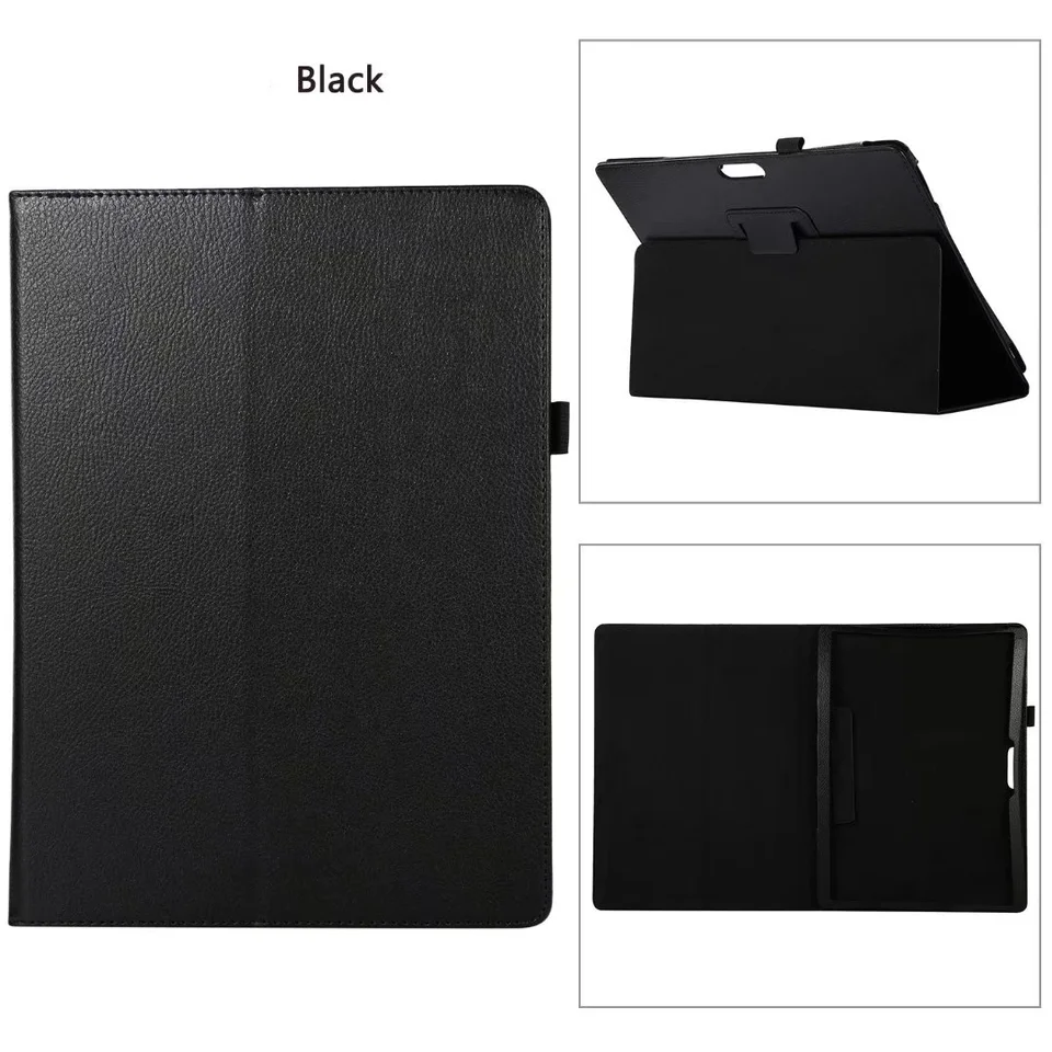 Stand Pase for Microsoft Surface Pro 8 7 6 5 4 3 Slim Skladací kryt Shock odolný voči farebným luxusným koženým tabletom s koženým tabletom Coque
