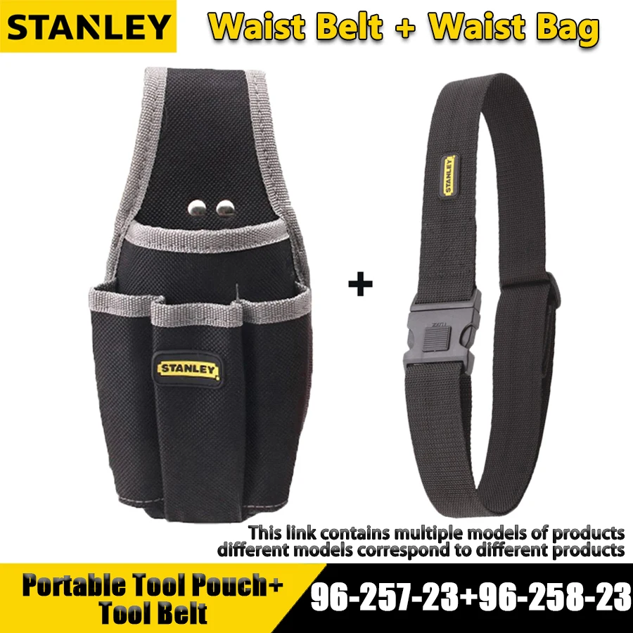 Stanley 96-257-23/96-258-23 2 vrecká + 2 Jack Tool Houch Prenosné malé náradie vrecko na pasáž