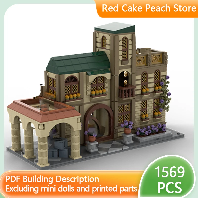 Star Movies Street View Model MOC Building Bricks Stredoveké domy Modulárne technológie Darčeky sviatky zostavujú detské hračky obleky