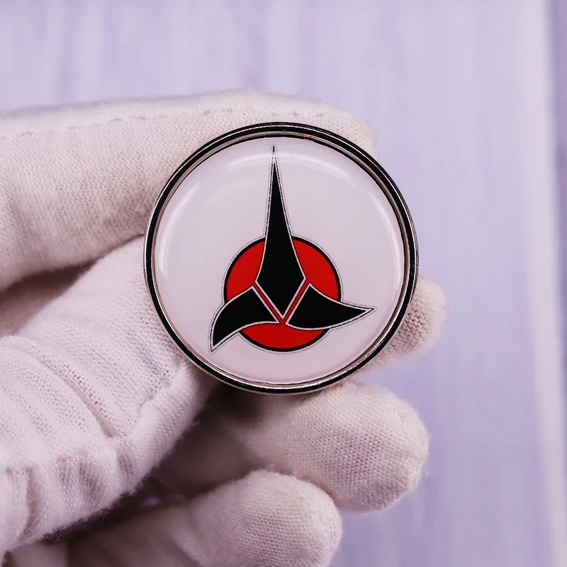 Star-Trek Klingon Empire Logo PIN BROOCH Sci Fi TV Show