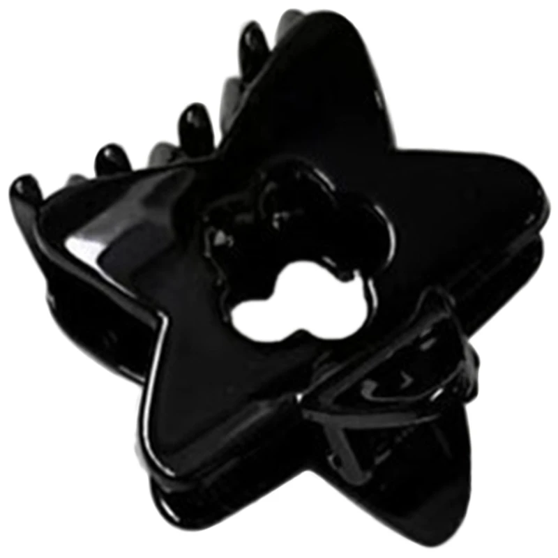 Star vlasy Claw Clips Duté hviezda klip na vlasy Clips Celfs Barrettes Malé vlasové príslušenstvo pre dievčatá dámske silné držanie