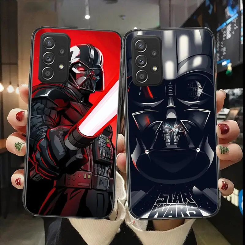 Star Wars Darth Vader telefónny puzdro pre Samsung Galaxy A13 A52 A53 A73 A32 A51 A22 A12 A20E A50 A21 A72 A72 A70 S 4G 5G Black TPU Cover TPU Cover TPU