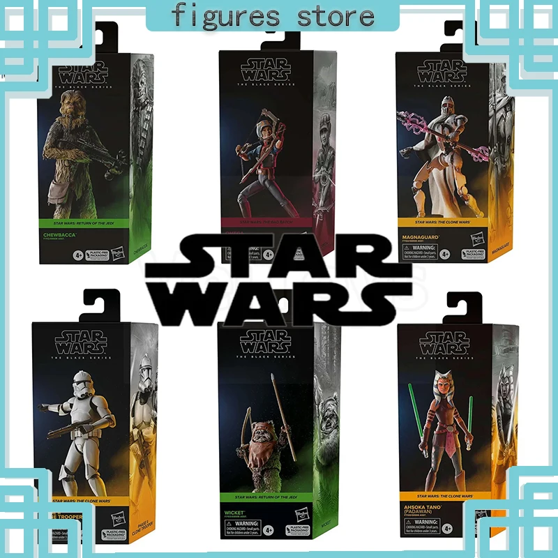 Star Wars Magnaguard Ahsoka Tano Omega žoldniersky prevodový stupeň bránky Chewbacca fáza II 2 Trooper 6 