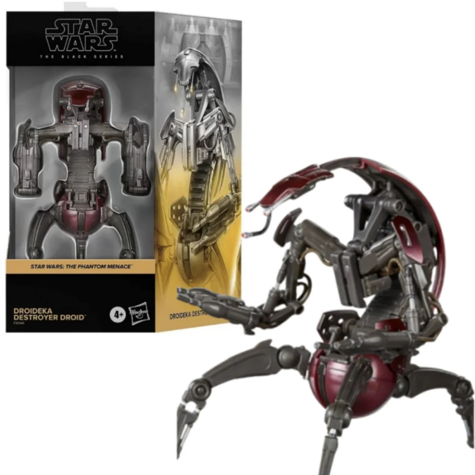 Star Wars The Black Series Droideka Destroyer Droid 6 -palcová anime akčná figúrka hračky Model Gift Collective F9546 Darčeková hračka
