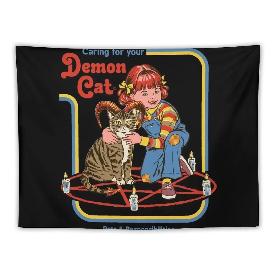 Starostlivosť o dekoráciu démona Demon Cat Estetické dekoratívne maľby na stene
