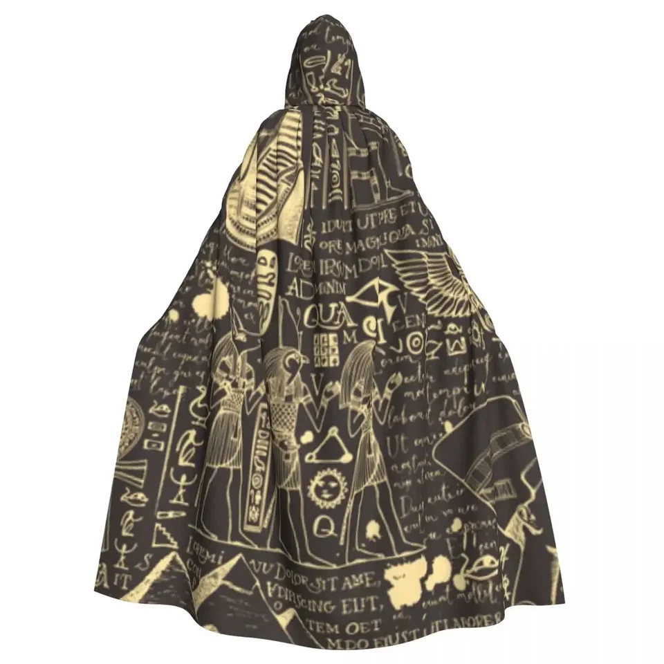 Staroveký Egypt Egyptský bohov kabáty Halloween Cosplay kostým upír Diabol Wizard Cape Gown Party