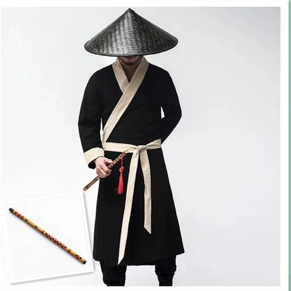 Staroveký čínsky mužský hrdina kostým tradičný šermiar oblečenie Vintage bojové umenia vraha cosplay šaty Men ženy hanfu
