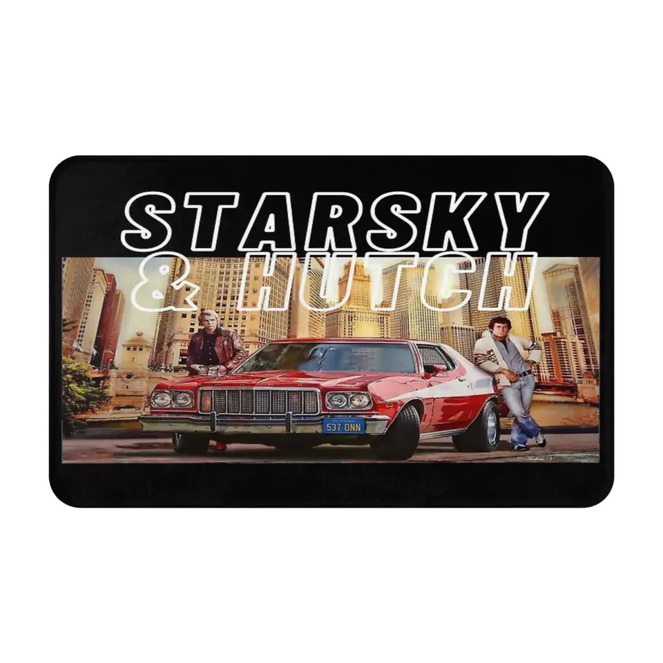 Starsky & Hutch Bath Mat Mat Carpet Dvere Mat 50x80 cm podlahové koberce rohožky pre dvere toaletné rohož
