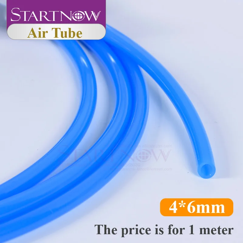 StartNow Polyuretán vzduchová hadica 6 mm OD x 4 mm id PU Hadičky Vysoká flexibilita PU vzduchová trubica pre CO2 gravírovací stroj vzduchový kompresor
