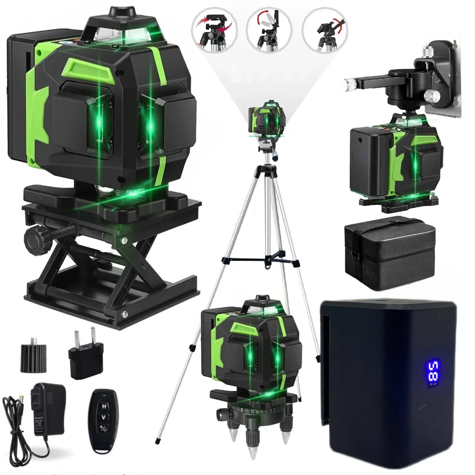 Statív/nová aktualizácia veľká batéria 16 riadky laserová úroveň Nivel A laserový profilový laserový úroveň Mini Building Tool Tool