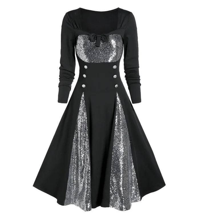 Steampunk gotické šaty pre ženy vintage stredoveké šaty cosplay halloween maxi šaty čipky viktoriánske sukne kostýmy oblečenie