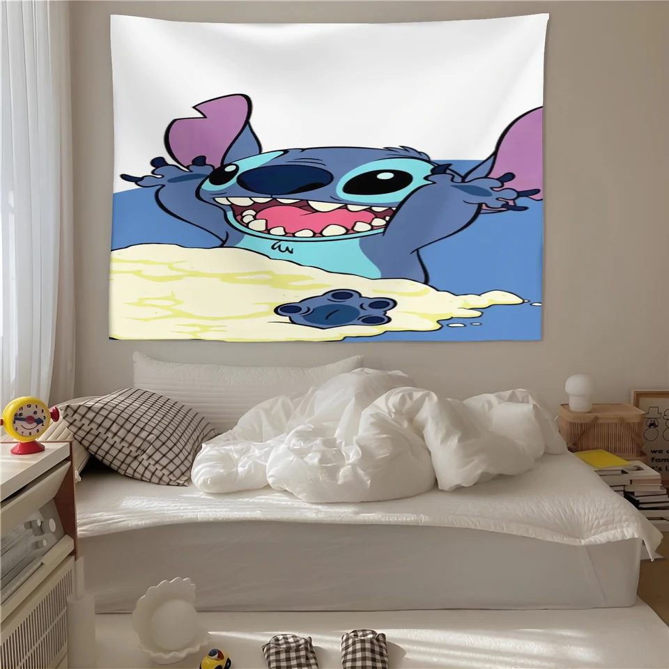 Steh karikatúra tapiséria Disney Wall zavesenie pozadia dekorácia študent internát spálňa obývacia izba kawaii dizajn