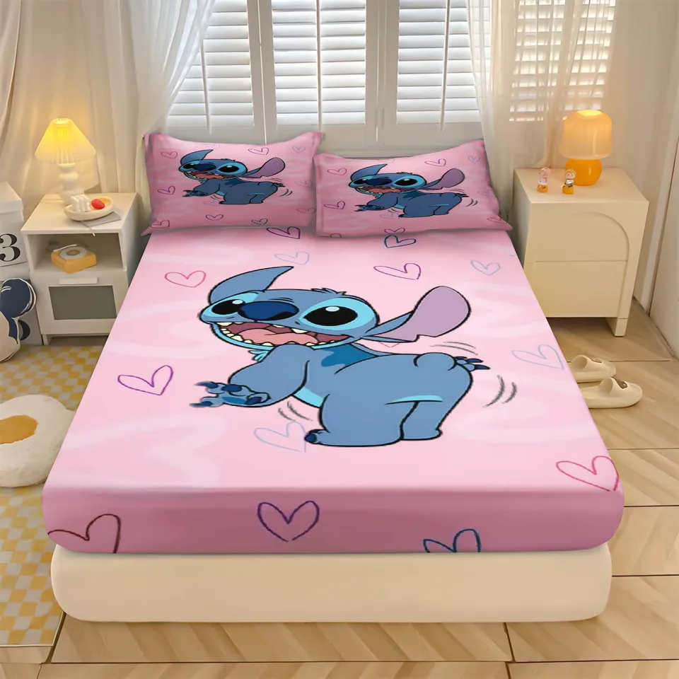 Steh namontovaný list 3D detská podstielka sada 2/3ks comfortte posteľ s plnou sadou domáci dekor s vankúšom