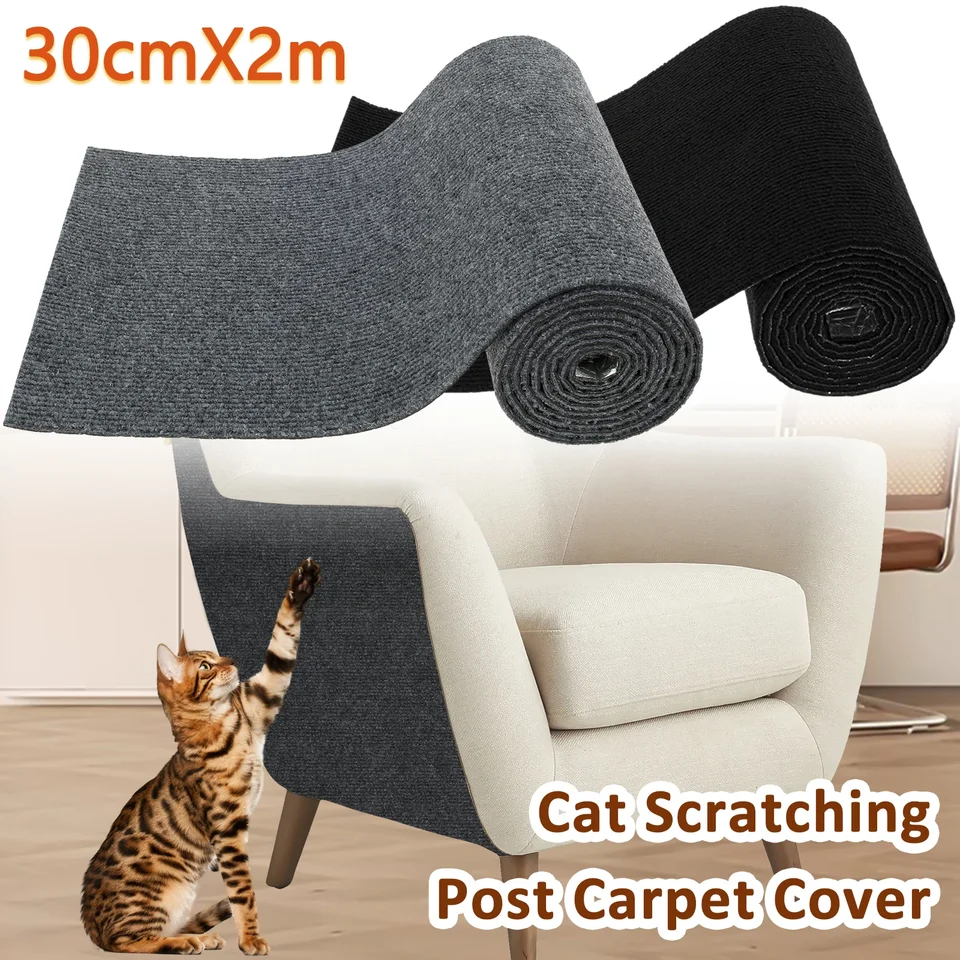 Stena proti mačke Scratch Sofa DIY CATS SHROCK ROZDELIŤ ORISMABLE Self-pasívny koberec pohovka páska Scraping Scraping Post Cat Doplnky 2MX30