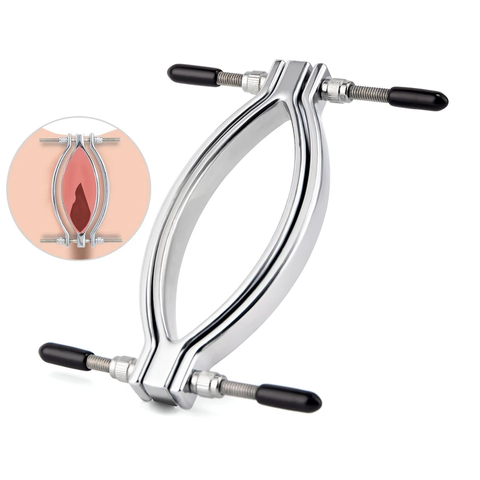 Stienless Steel Pussy Clamp Labial Clamp Clamp Vaginal Pussy Expander Speculum Clitoris G-Spot Flirt fetiš bdsm sexuálne hračky pre ženy