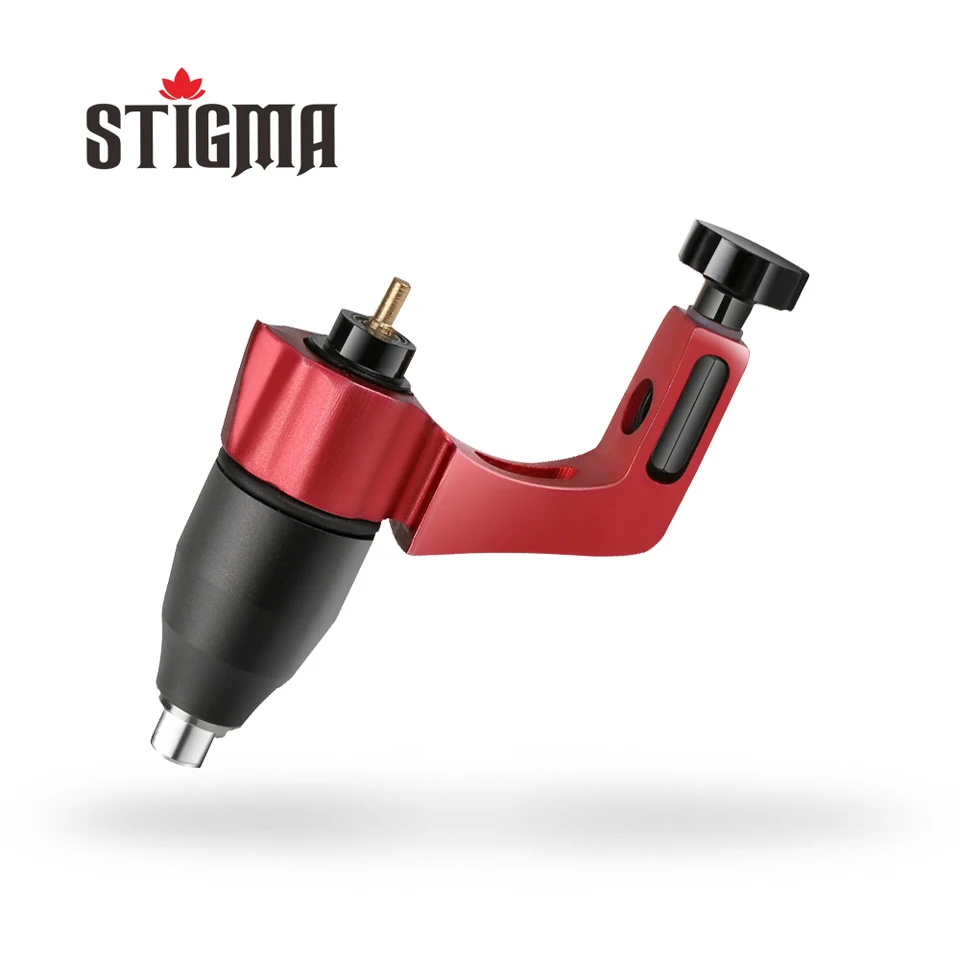 Stigma Rotary Tattoo Machine Vysoko kvalitný nastaviteľný priamy pohon zdvihu RCA Profesionálna pištoľ Čierne farebné tetovanie M635