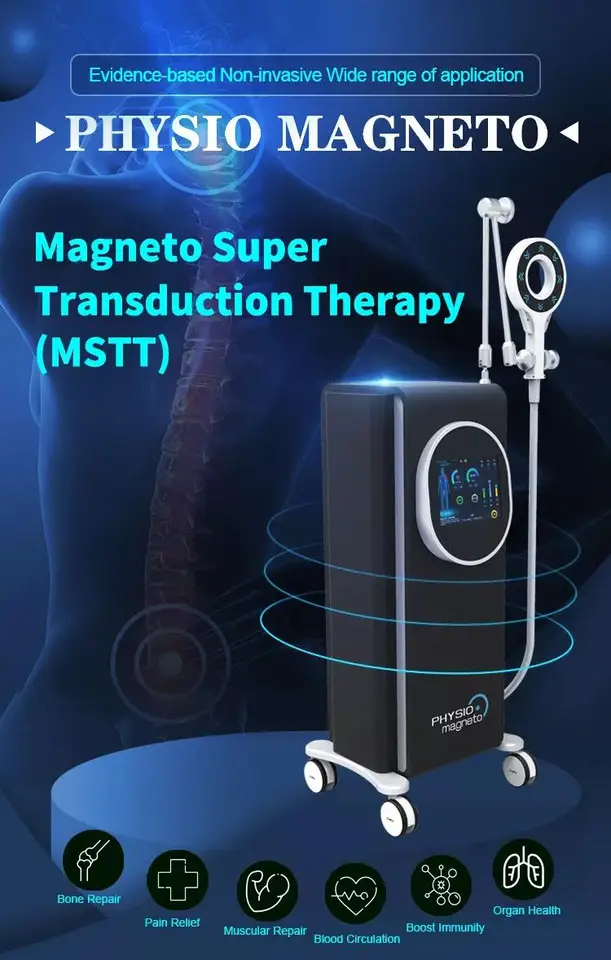 Stimulujte svaly masáž chrbta masáž stroj Physký magnetický škodca EMTT Physio Magneto Therpay Športové zranenie úľavu od bolesti tela