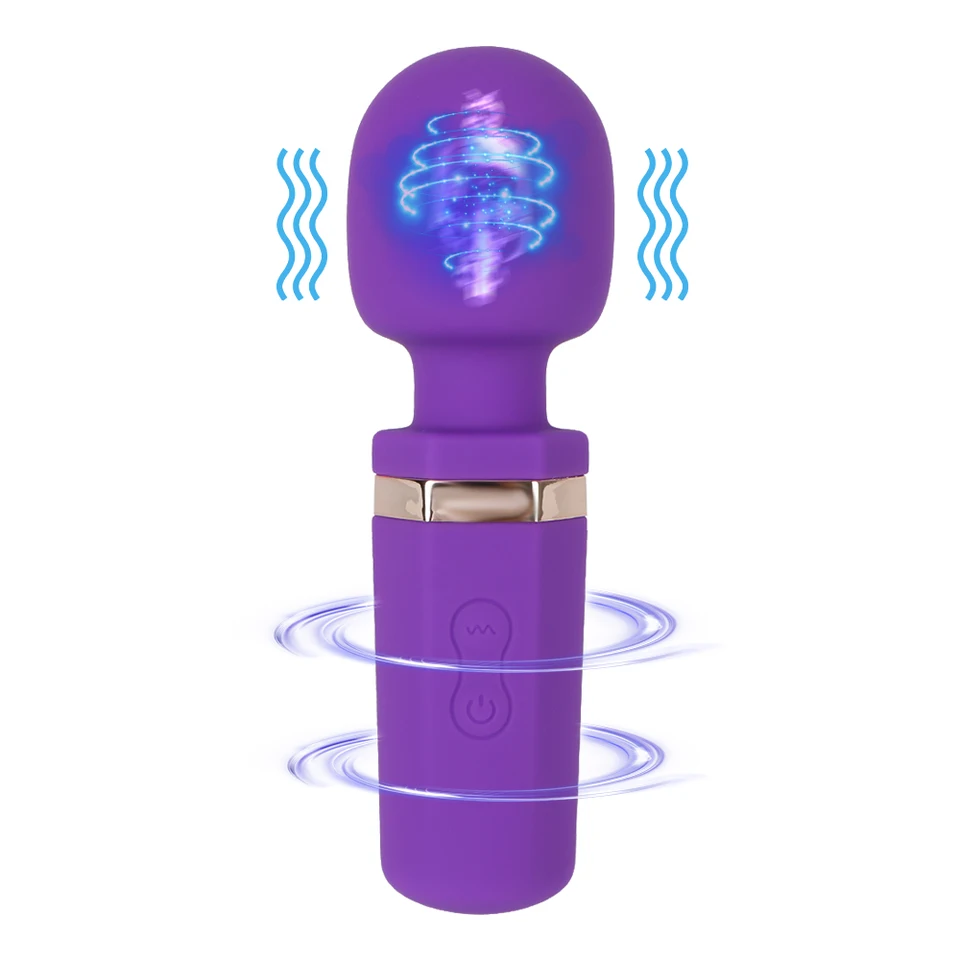 Stimulátor klitorisu AV Magic Wand Vibrator Mini Výkonný vibrátor Žena masturbator 10 rýchlostných sexuálnych hračiek pre ženy