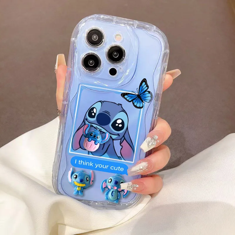 Stitch 3D puzdro pre OPPO A40 A80 A60 A3X A3 A52 A72 A15 A55 A54 A18 A38 A35 A16 A17 A53S A15S A9 A9 A9 A3S A12E A53 A33 A16S