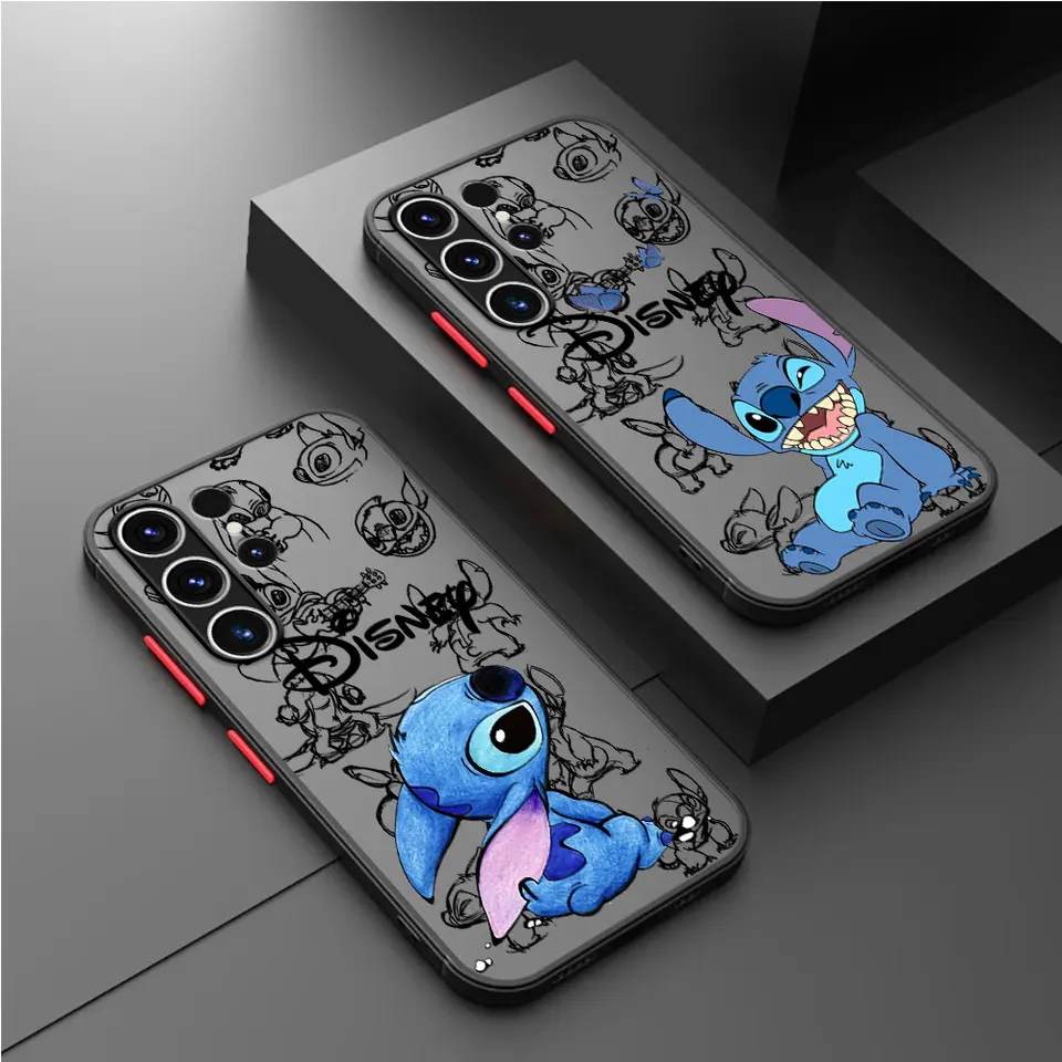 Stitch The Baby Disney Telefón puzdro pre Samsung Galaxy S24 S22 5G S10 S21 Plus S20 Fe S10 Lite S23 Ultra S9 S9FE Soft Cover Tlač