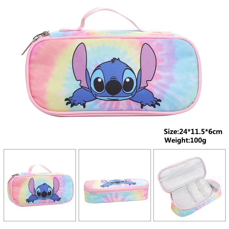 Stitch Základná škola taška detských kreslených chlapcov dievčatá anime kawaii karikatúra Školská taška Mochila Detské darčeky