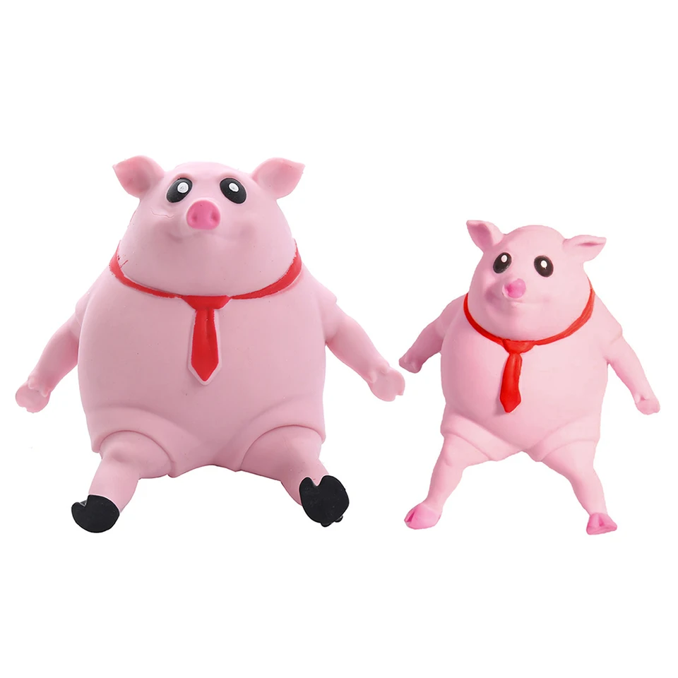 Stlačte doliny Pigns Funny Pig Pinch Toy Hray Stres reliéf Model Zbierka stlačte Pig Model Domáce dekorácie pre deti deti pre chlapcov dievčatá