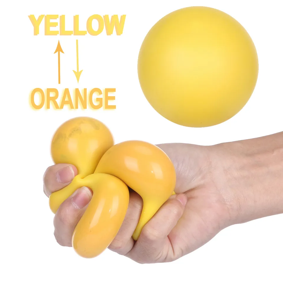 Stlačte gule pre deti Dospelí Nový antistresový tlak Needoh Ball Stres Stres Relify Zmeniť farbu ruky fidget hračky squishy strespball