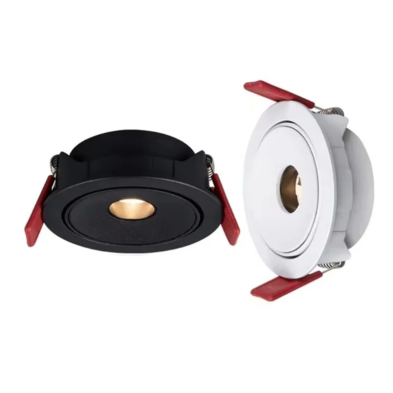 Stlmiteľná LED COB zapustená stropná žiarovka 7 W 10W 12W Zavádzanie Zavádzanie Mini Spotlight Spotlight úzky uhol lúča 3 ° 8 ° 15 ° vínna skrinka