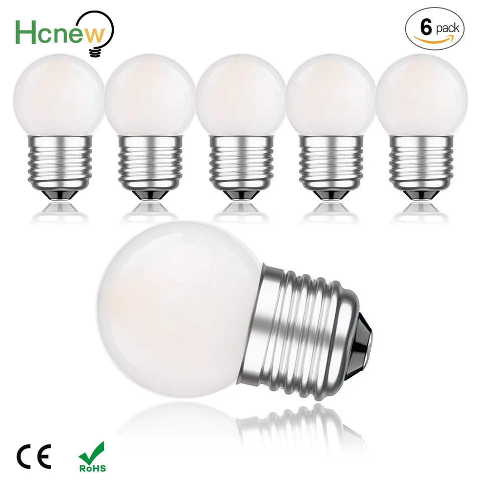 Stlmiteľná LED žiarovka E27 G40 110V 3W Mini globe Warb White Energy Conservation Nahraditeľný prívesok Vnútorná vonkajšia dekorácia