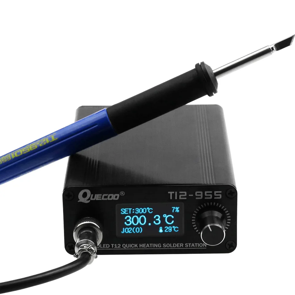 STM32 V2.1S T12-955 Spájnovacia stanica Elektronická spájkovacia železo 1.3inch Digitálna stanica Solder 9501 Handraping Iron Tip Welding Tool