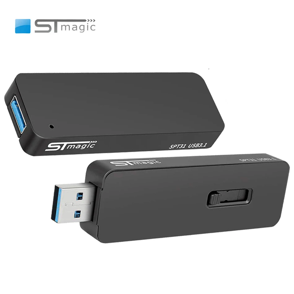 STMAGIC SPT31 kovový SSD USB flash jednotka USB3.1 Pendrive Externý tuhý stav disk 128 GB 256 GB 512 GB 1TB 2T Pamäťová palica Prenosná prenosná