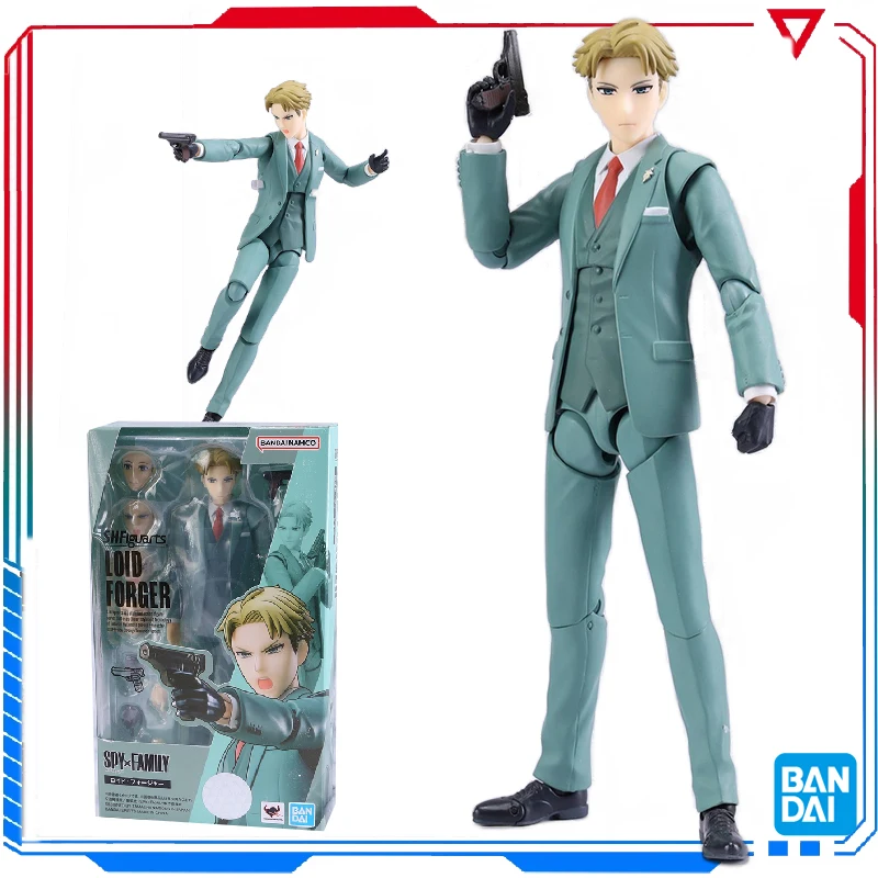 Stock Bandai Original SHF Spy House Series Lloyd Forger Model Movely Spoločná vysoko kvalitná zbierka ručiek