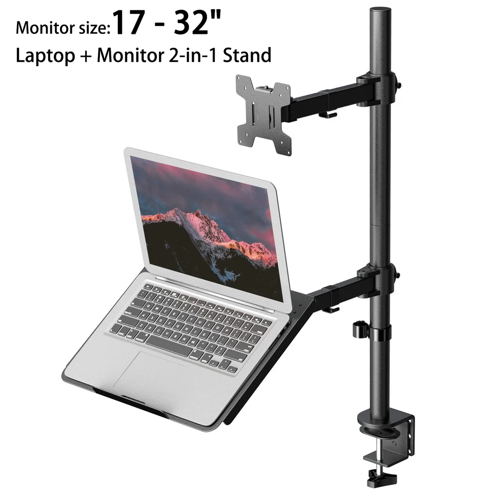 Stojan na notebook, nastaviteľný monitorový stojan pre 17-32 