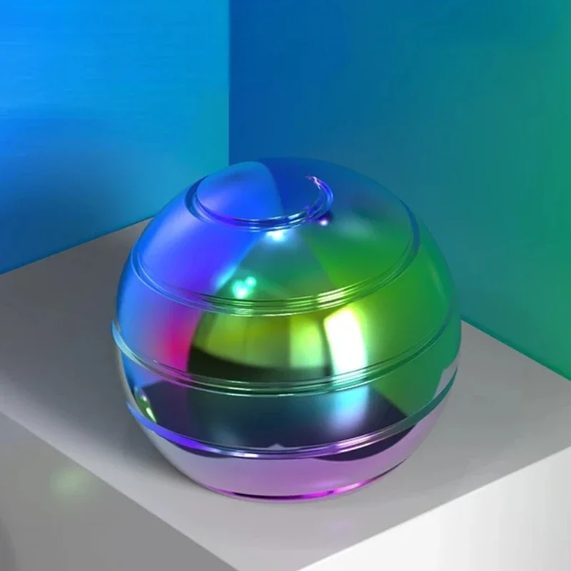 Stolové gadgety hračky dúhové kovové fidgetové valcové okrúhle prsty rotujúce gyroskop antistress Office gyro cool veci spinning top